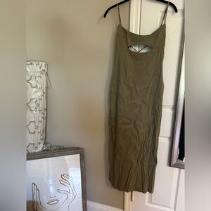 Zara cutout maxi dress